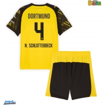 Borussia Dortmund Nico Schlotterbeck #4 Hjemmedraktsett Barn 2025-26 Kortermet (+ Korte bukser)